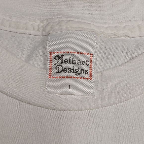Vintage 1995 Melhart Designs Single Stitch  Bird Houses White T-Shirt Size Large - Picture 6 of 10